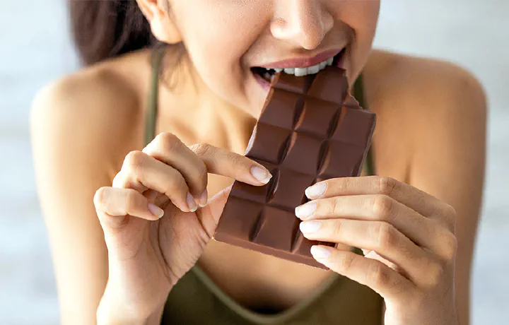 Many people enjoy chocolate as a guilty pleasure despite knowing it's not the healthiest choice.